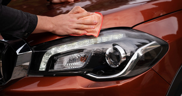 Полировка кузова и фар после покраски